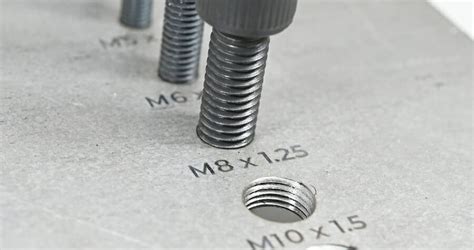 threaded holes in sheet metal|sheet metal tapping thread.